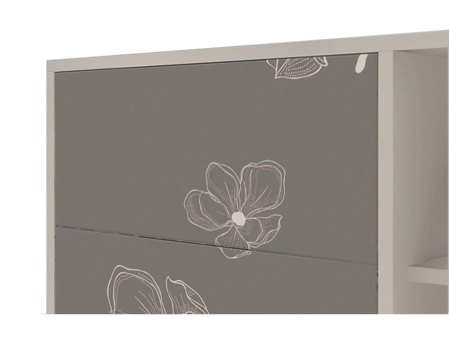 Buffet - 125x98x48 cm - BS2 - Cherry Blossom, Sable