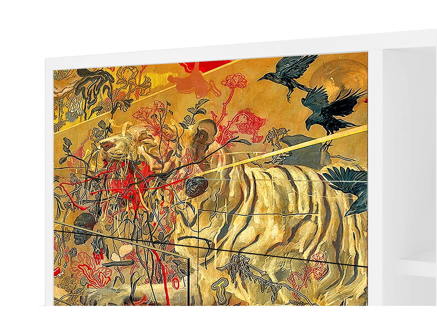 Buffet - 125x98x48 cm - BS2 - Blood by James Jean, Blanc