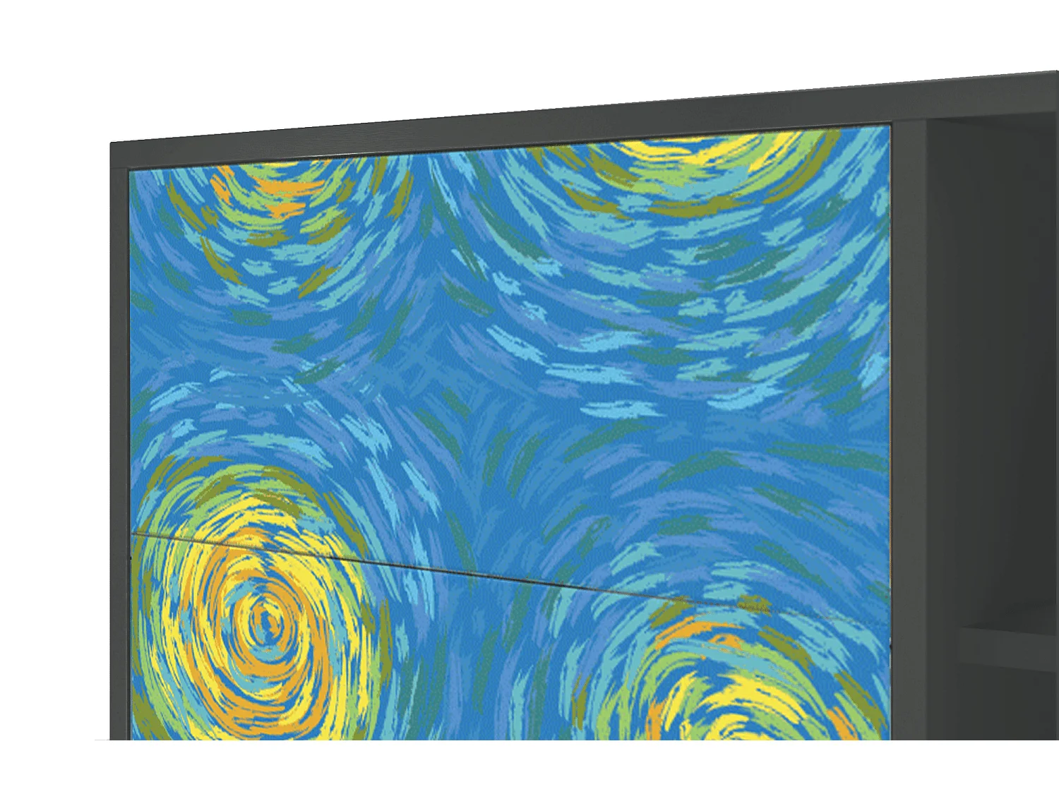 Buffet - 125x98x48 cm - BS2 - Van Gogh Lights, Anthracite