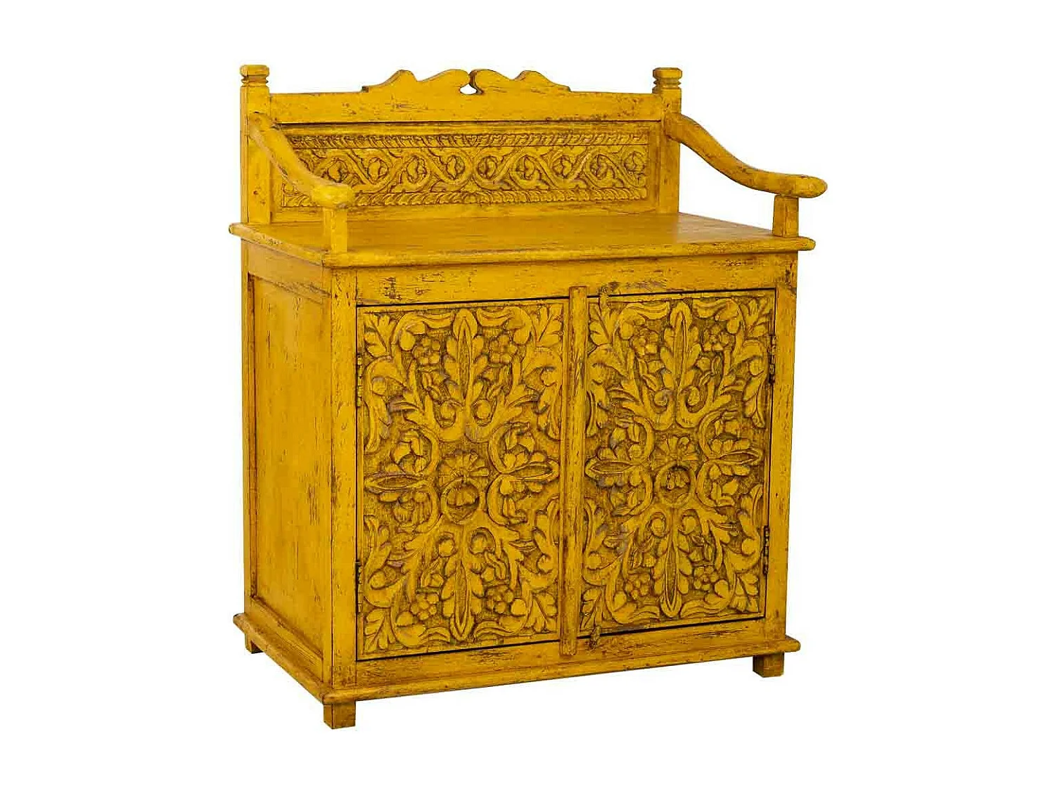 Credenza in legno giallo 70x42x85