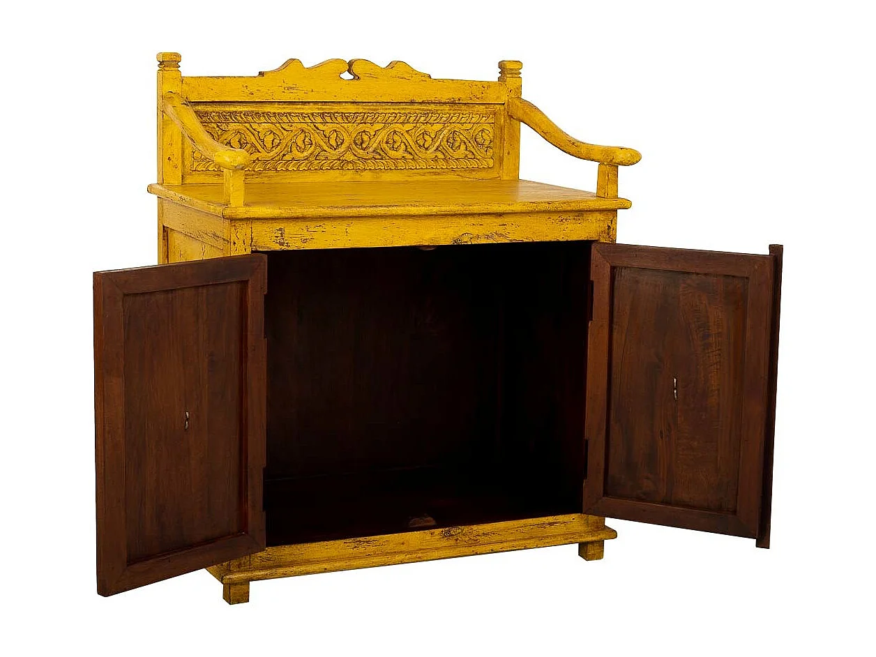 Credenza in legno giallo 70x42x85