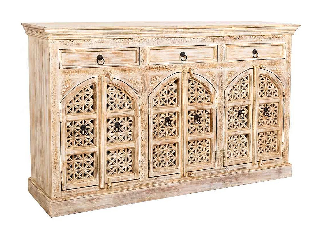 Credenza in legno marrone 165x44x100h