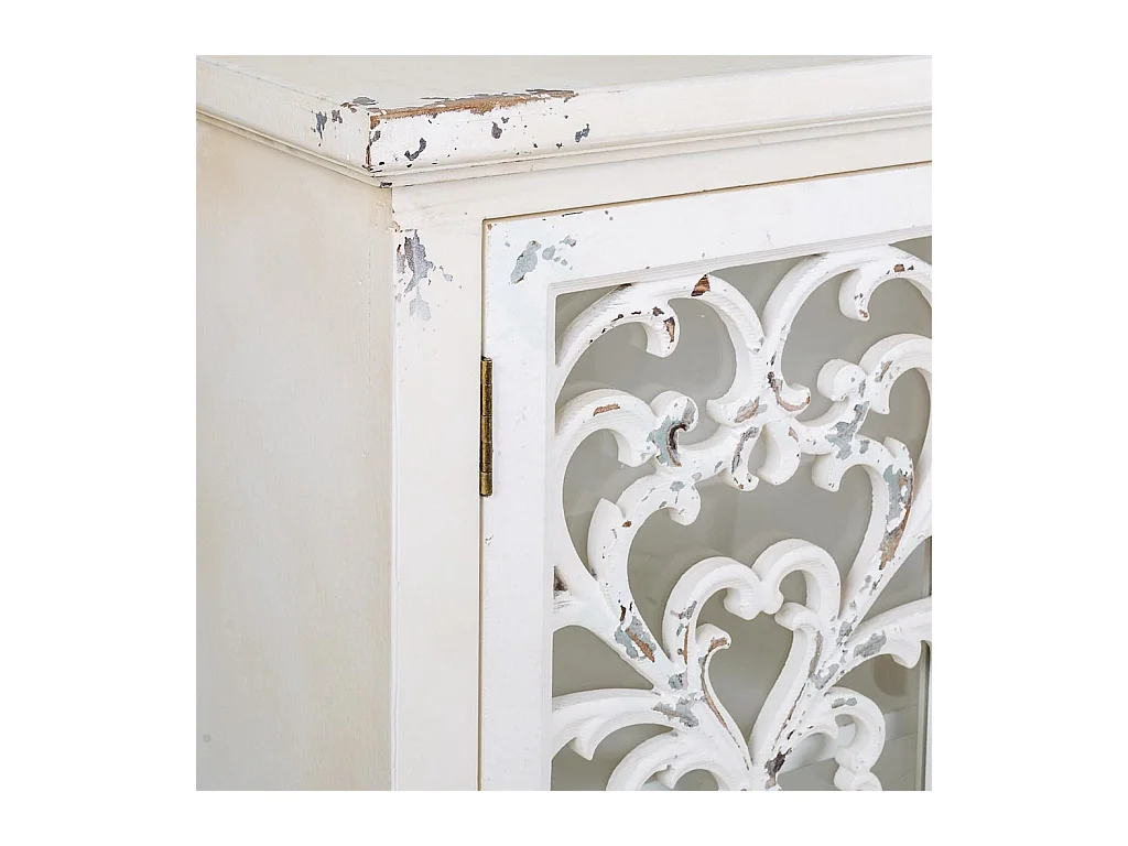 Credenza in legno con 4 porte 152x40x91h cm