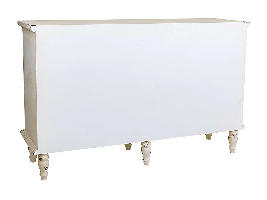 Credenza in legno con 4 porte 152x40x91h cm