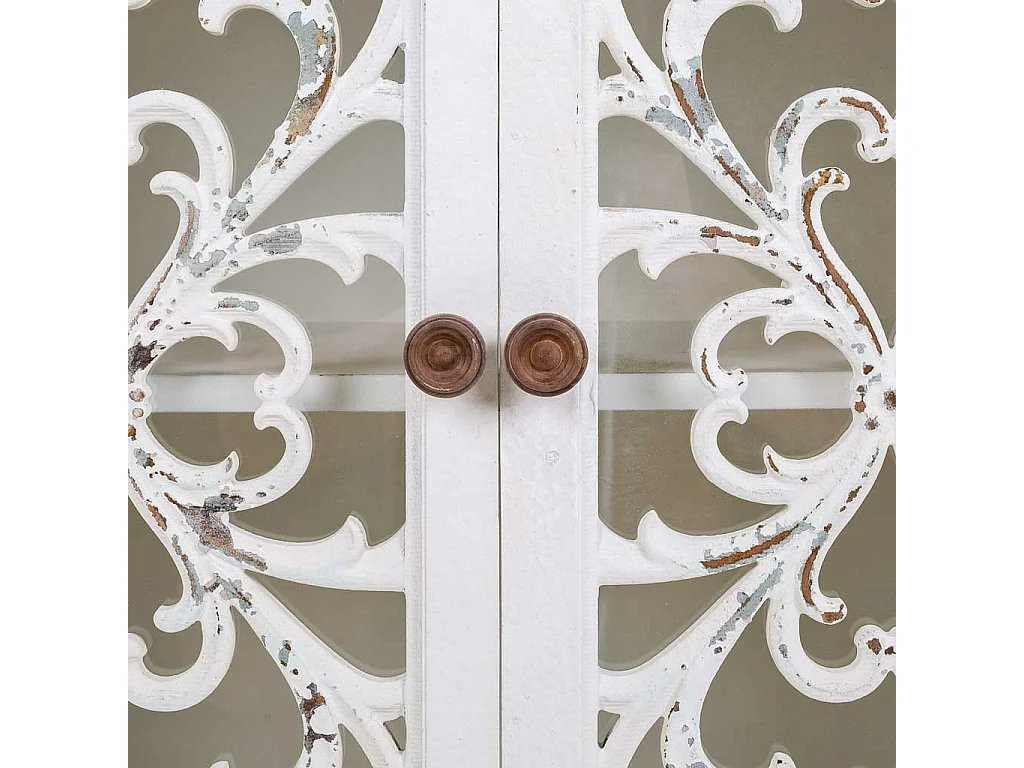 Credenza in legno con 4 porte 152x40x91h cm