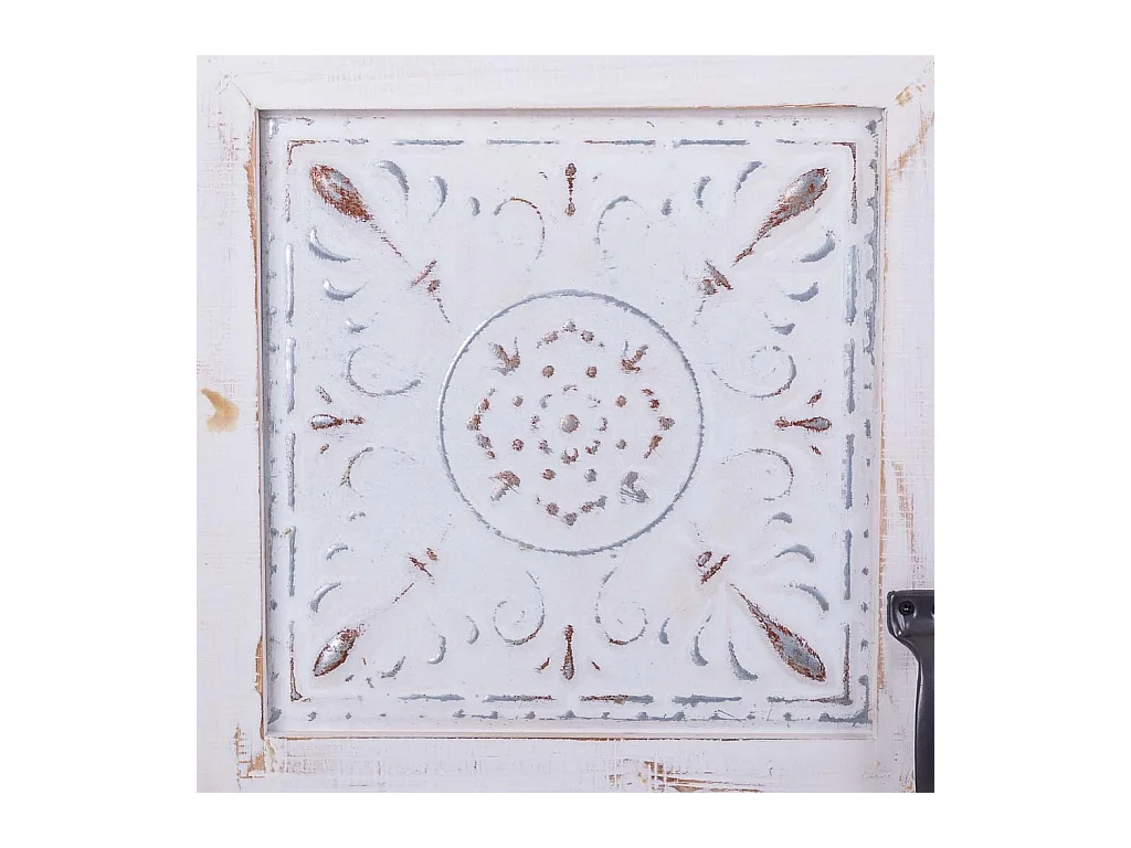 Buffet en bois sculpté 3 portes et 2 tiroirs 115x36x100h cm