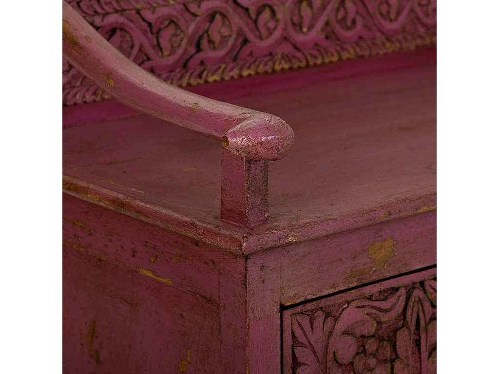 Credenza in legno rosso 70x42x85