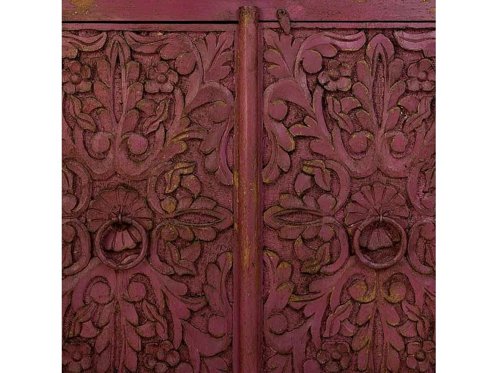 Credenza in legno rosso 70x42x85