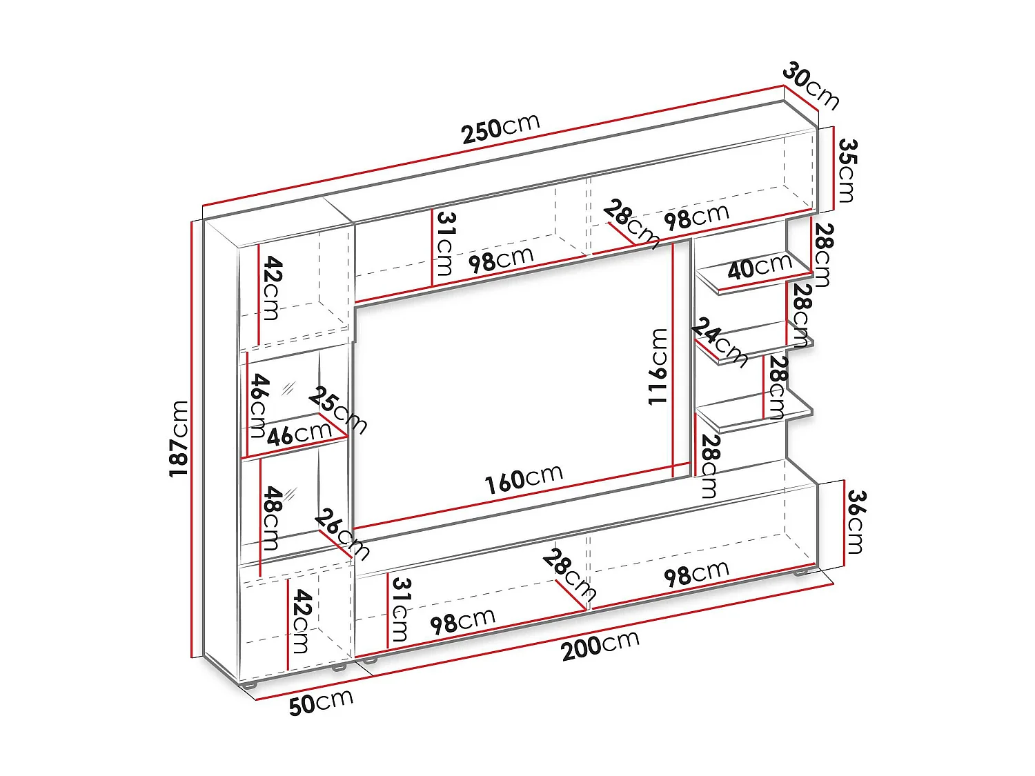 Ensemble de salon Comfivo 210