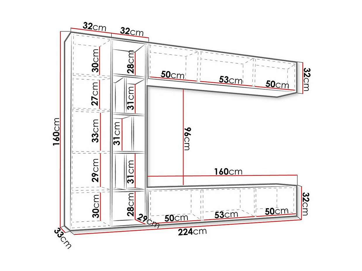 Conjunto para sala de estar Comfivo 260