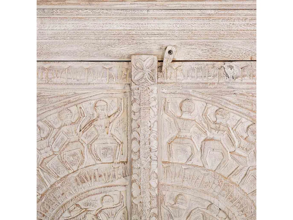 Armoire en bois finition artisanale 100x40x180h cm