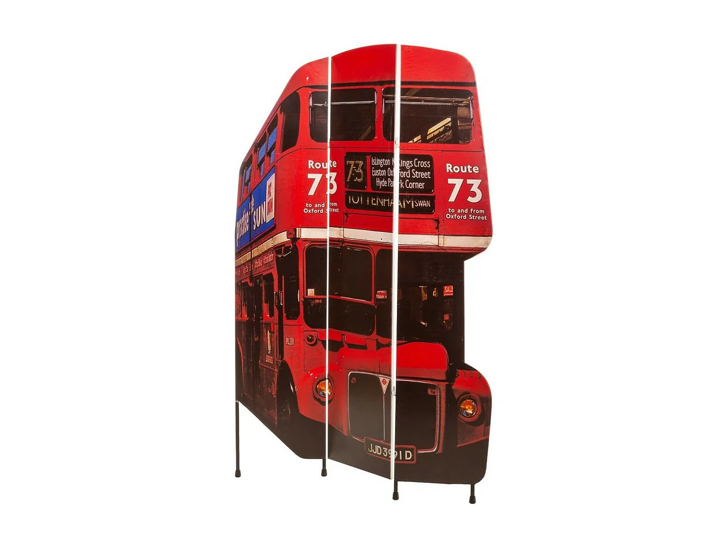 Paravent 3 Blätter (40x3)x2x180h cm