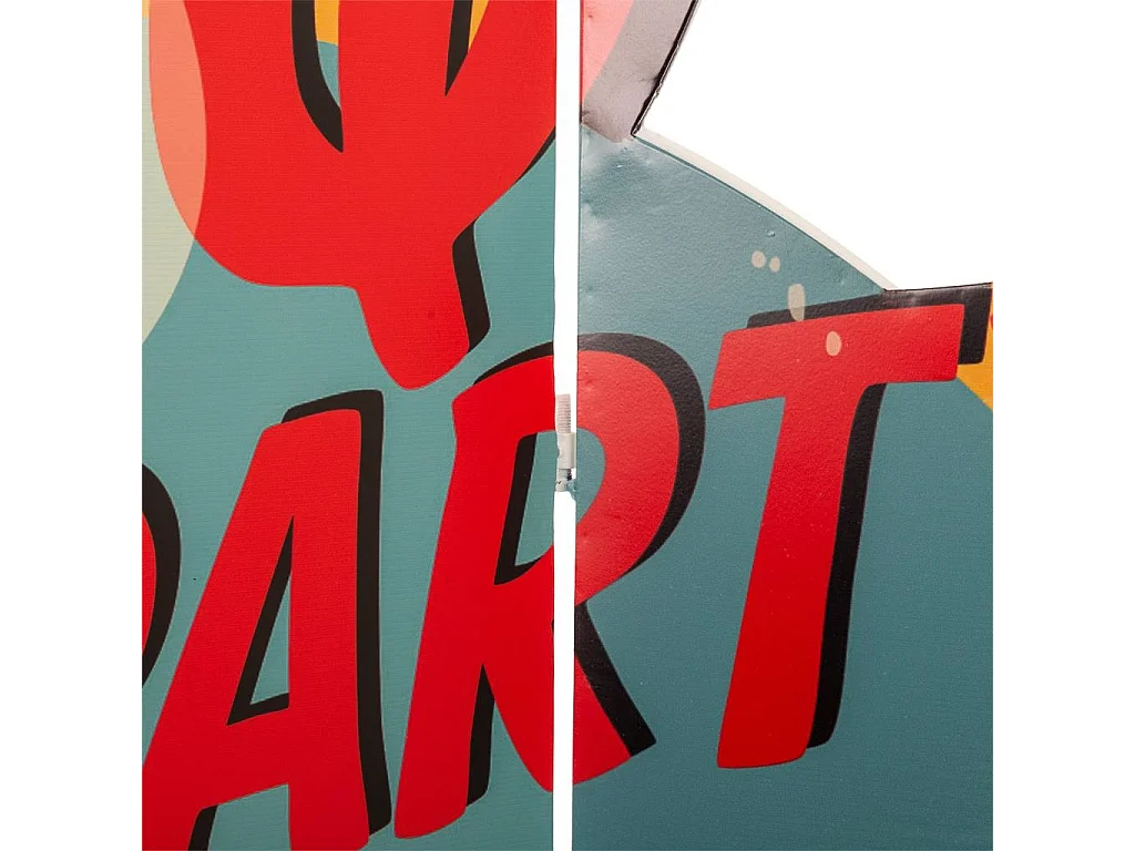 Biombo impressão (40x3)x2x180 h cm
