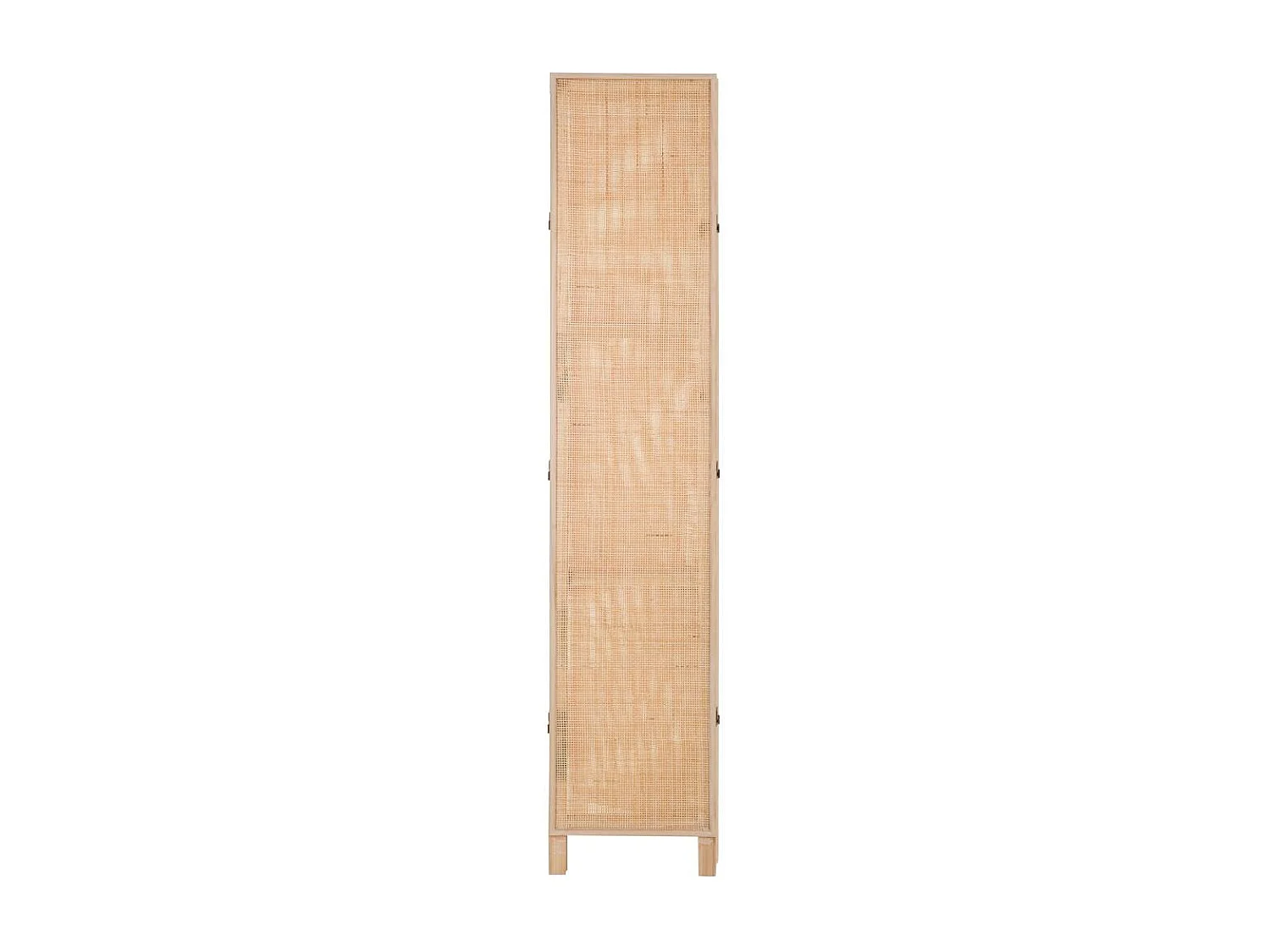 Paravento in MDF e griglia, marrone, (40x3)x2,5x200
