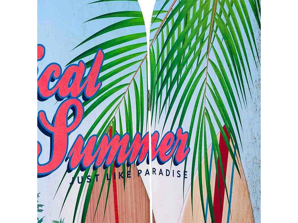 Paravento in legno 3 foglie 120x180x2,5h