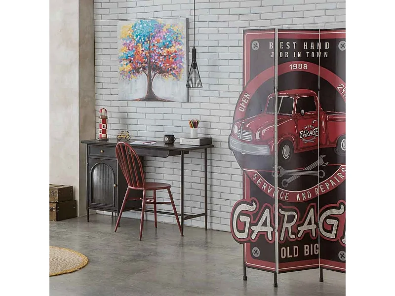 Paravent 3 Blätter (40x3)x2x180h cm