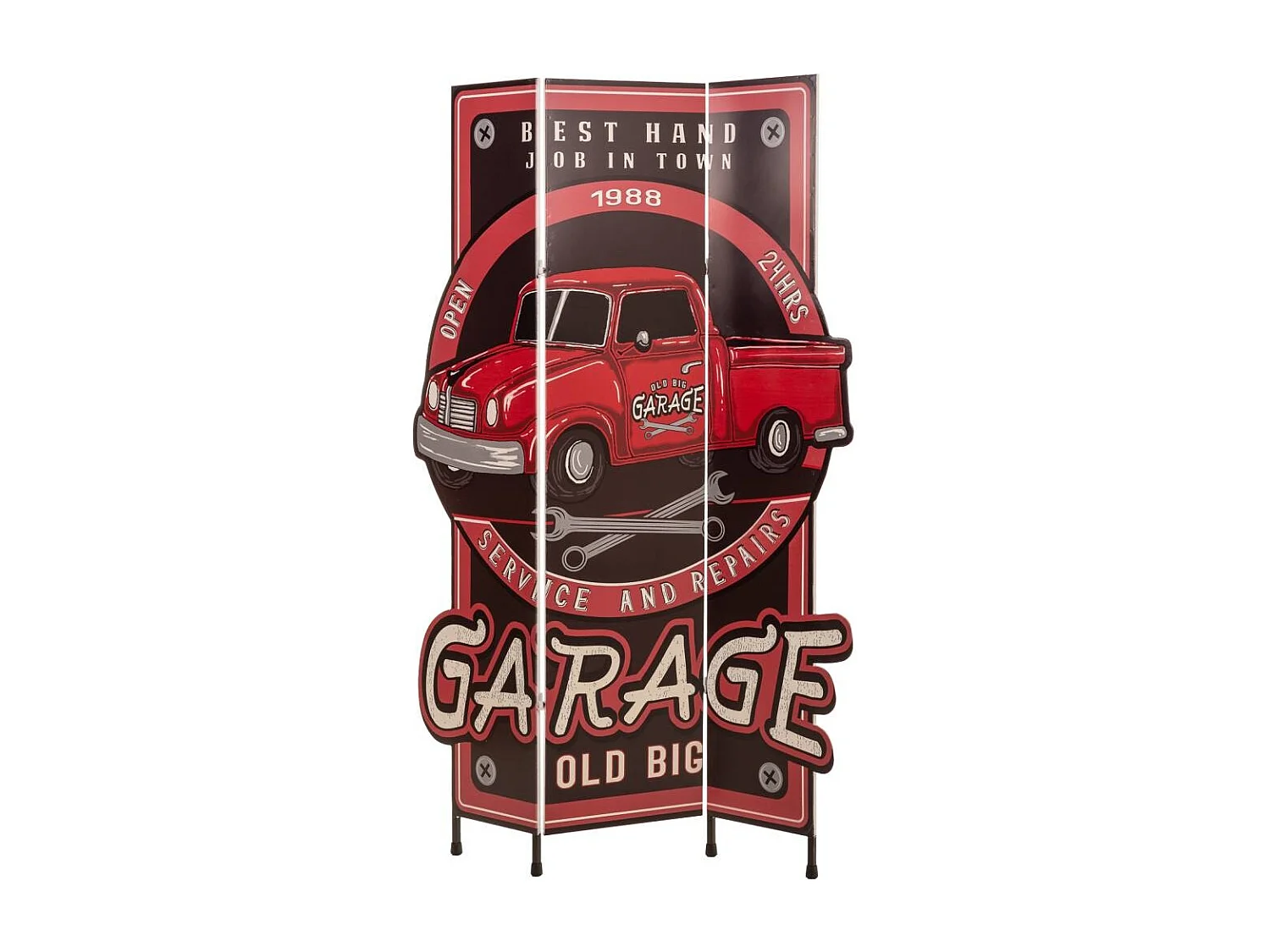 Biombo 3 hojas (40x3)x2x180h cm