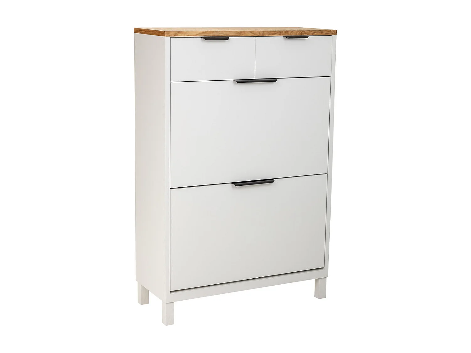 Mueble zapatero 2 cajones y 2 puertas 80x33x120,5h cm