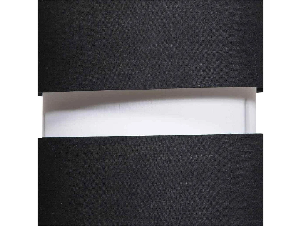 Lámpara de techo negra 18x18x80h cm