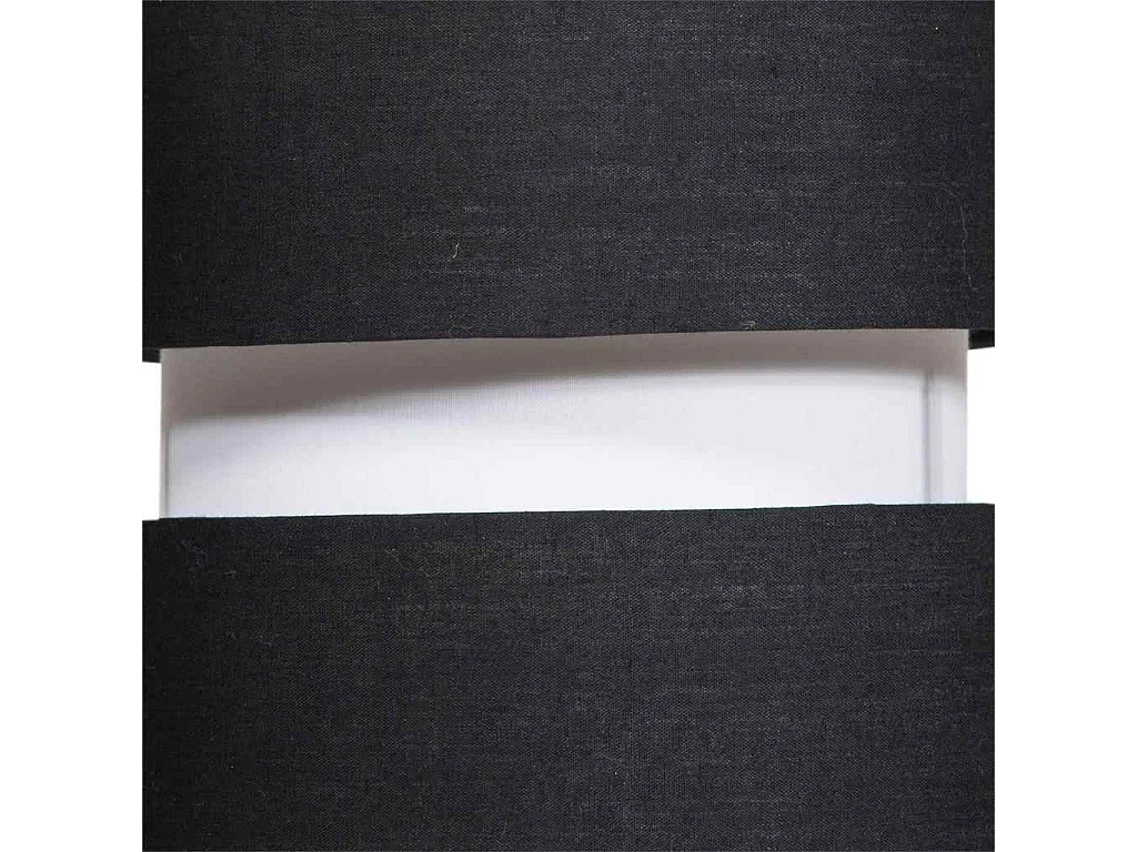 Schwarze Deckenleuchte 18x18x80h cm