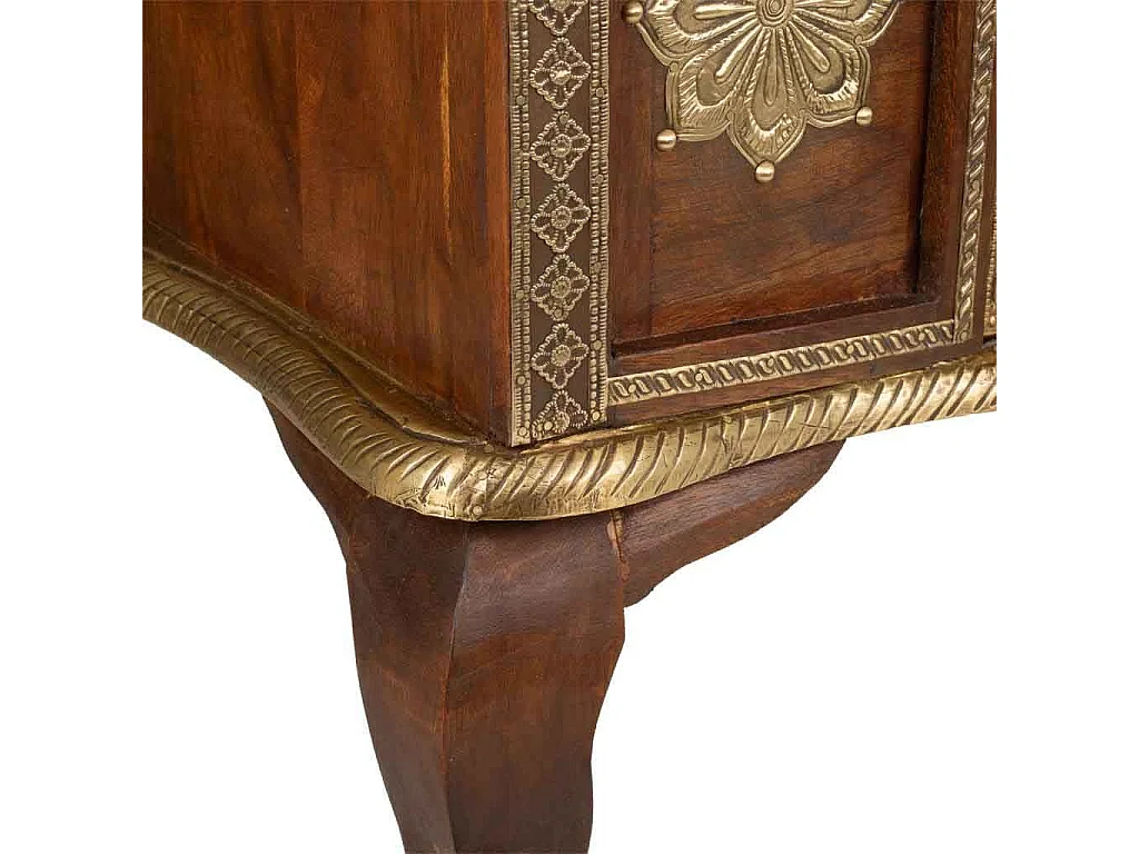 Couchtisch aus handgefertigtem Holz 60x60x45h cm