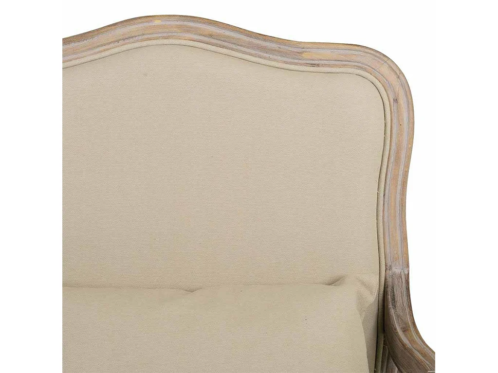 Poltrona in legno beig 64x72x92