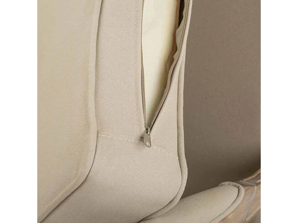 Poltrona in legno beig 64x72x92