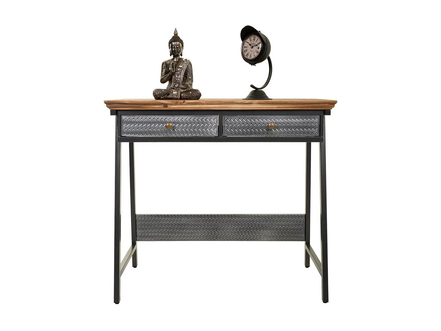 Console en métal et bois 83,5x45,5x75h cm