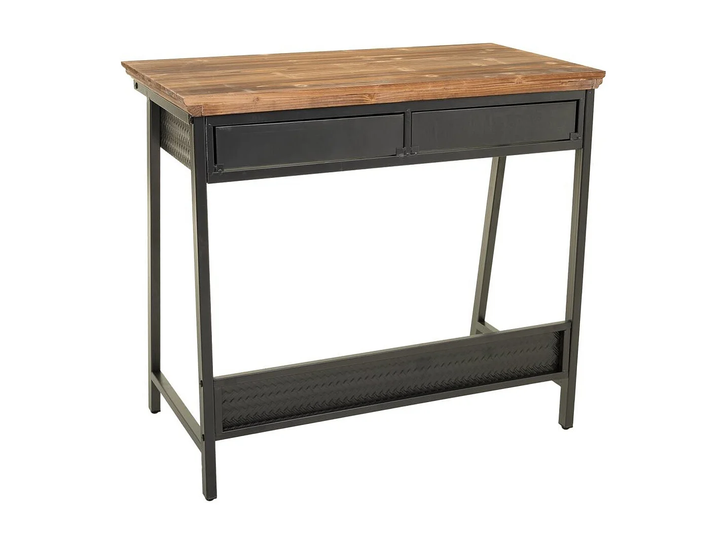 Console en métal et bois 83,5x45,5x75h cm