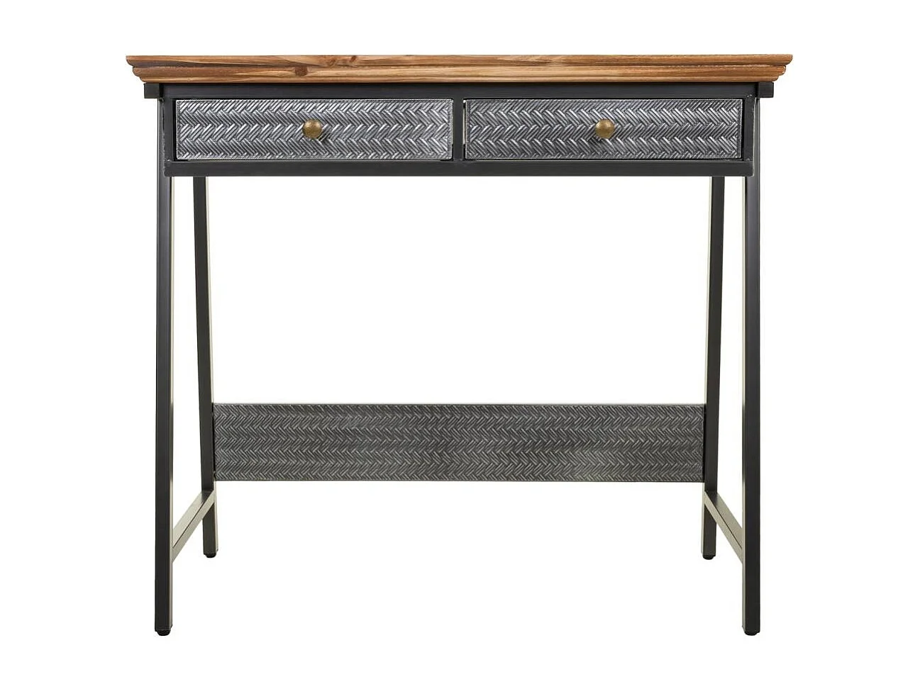 Console en métal et bois 83,5x45,5x75h cm