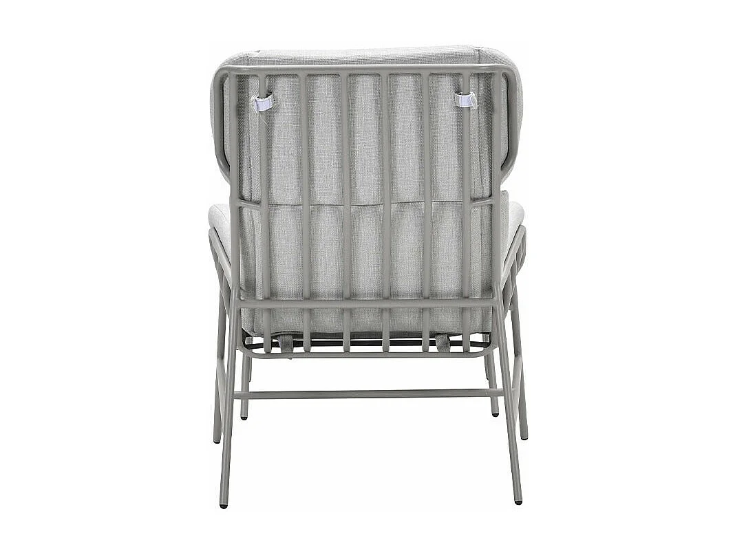 Garden Impressions Fresno loungestoel incl. voetenbank - taupe