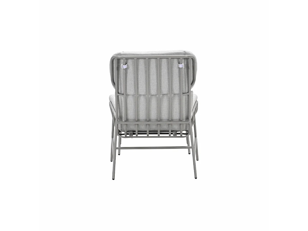 Garden Impressions Fresno loungestoel incl. voetenbank - taupe