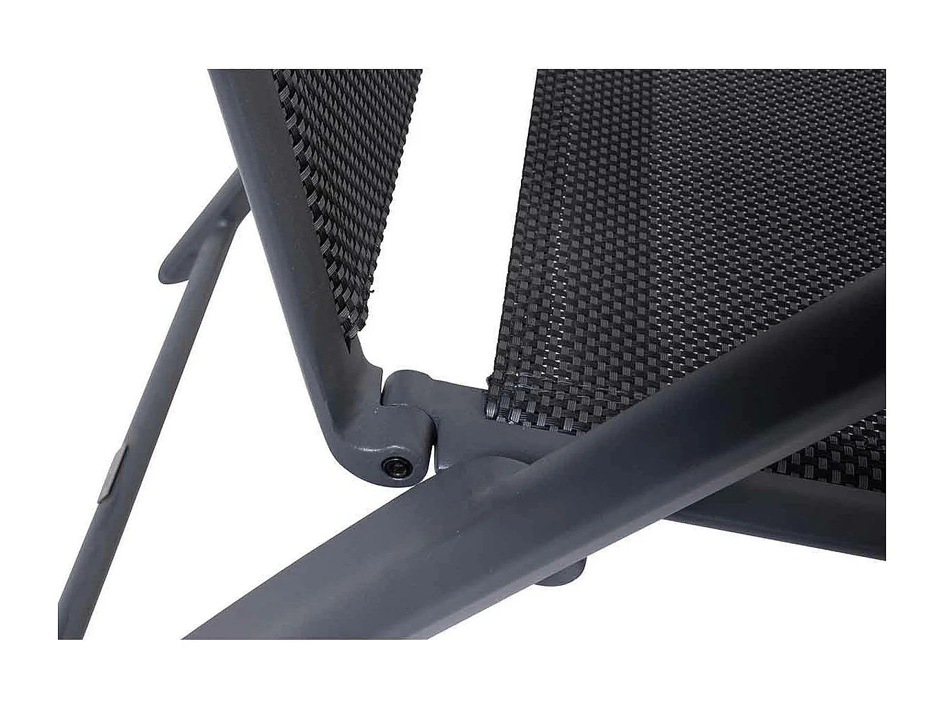 Chaise de jardin 4 Saisons Cadiz carbone mat réglable