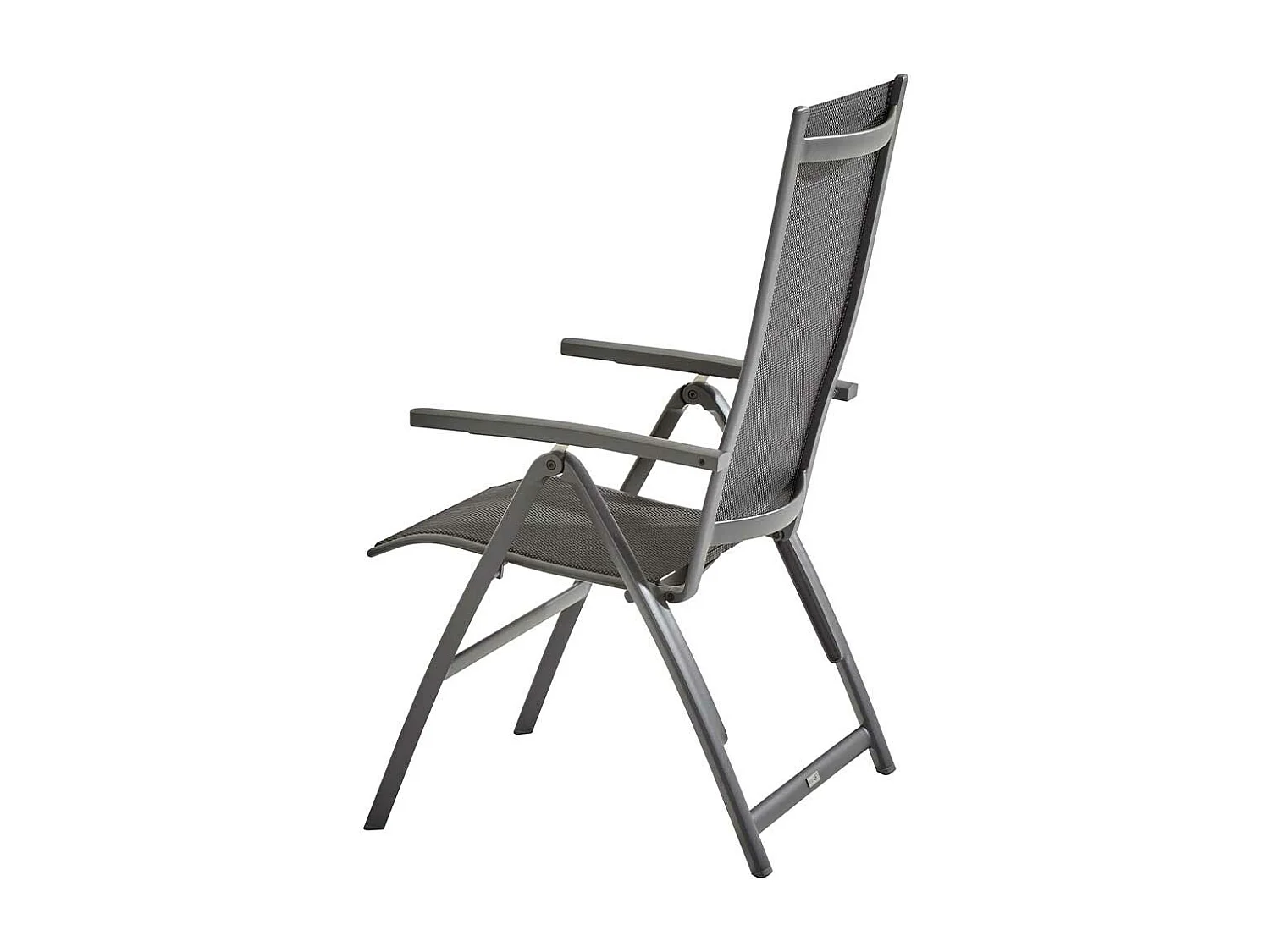 Chaise de jardin 4 Saisons Cadiz carbone mat réglable