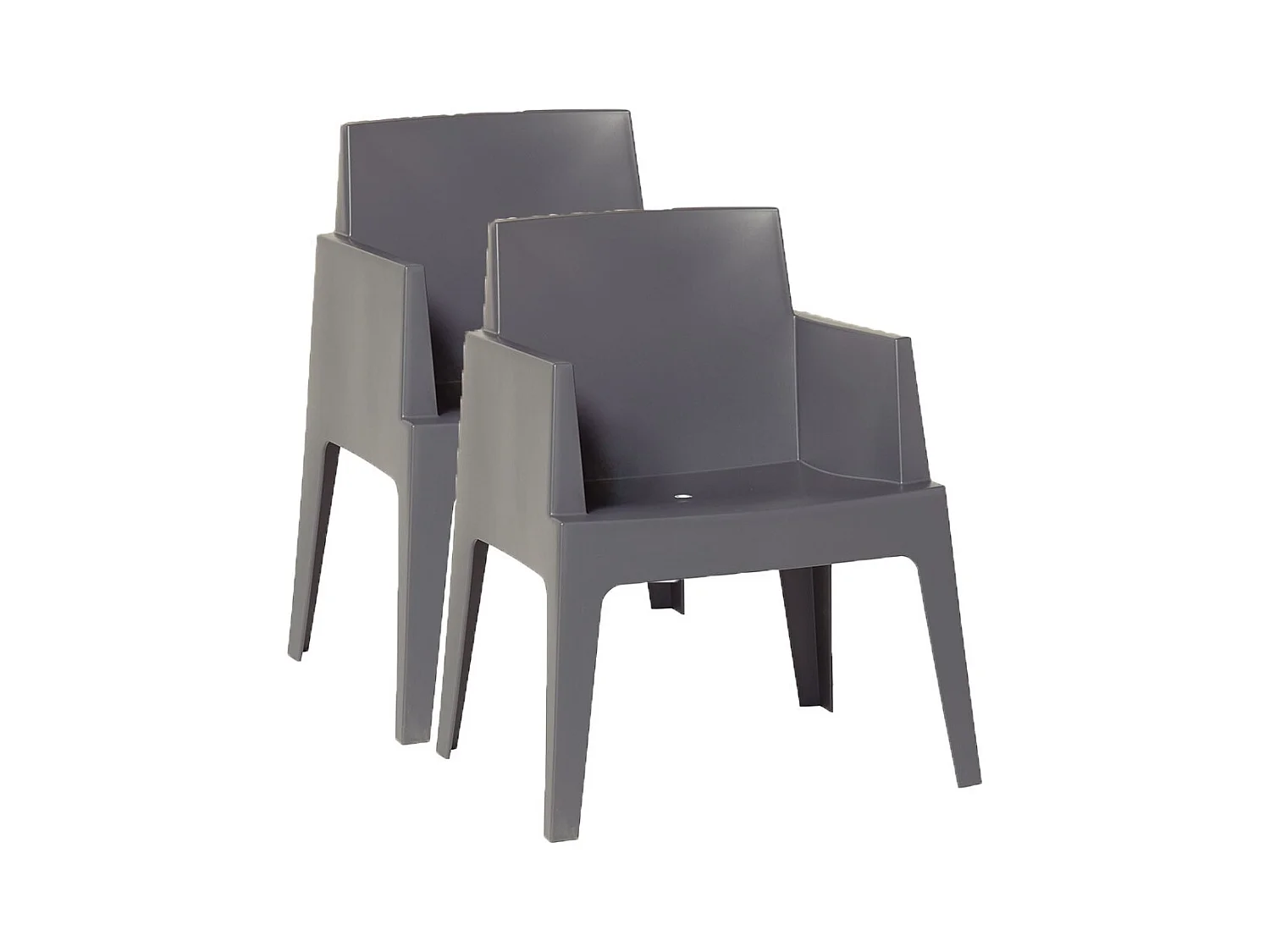 Chaise de jardin Garden Impressions Box 2 The Original pièces anthracite