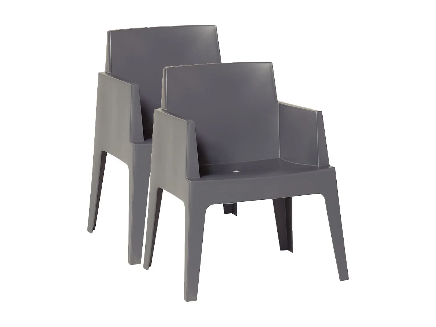 Chaise de jardin Garden Impressions Box 2 The Original pièces anthracite