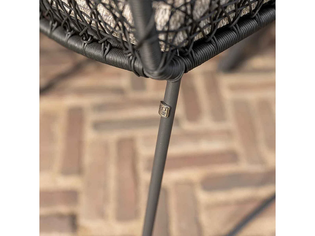 4 Seasons Outdoor Aprilla tuinstoel - antraciet