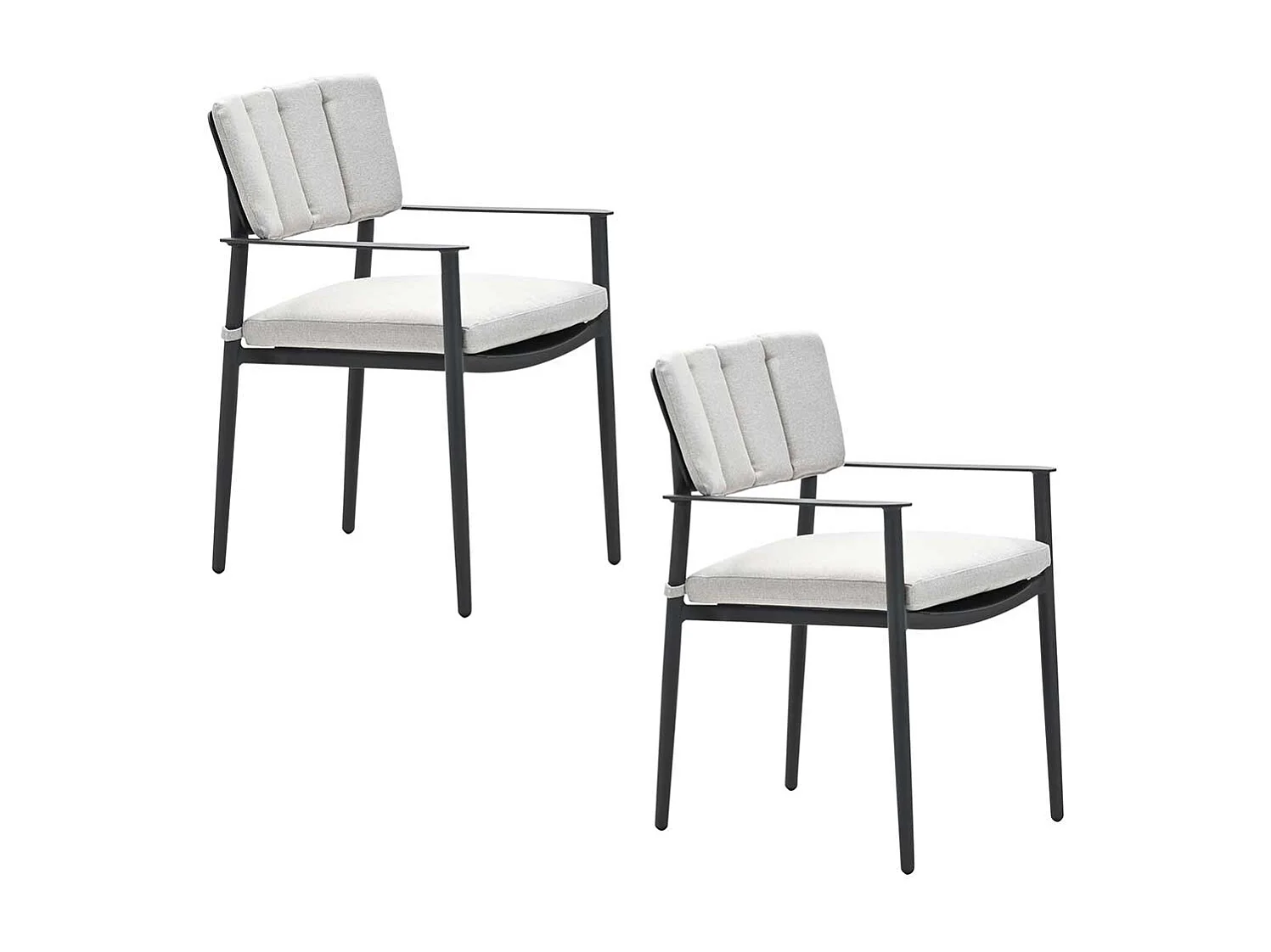 Chaise de jardin Garden Impressions Dane sable du désert - 2 pièces