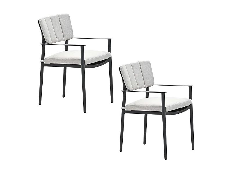 Chaise de jardin Garden Impressions Dane sable du désert - 2 pièces