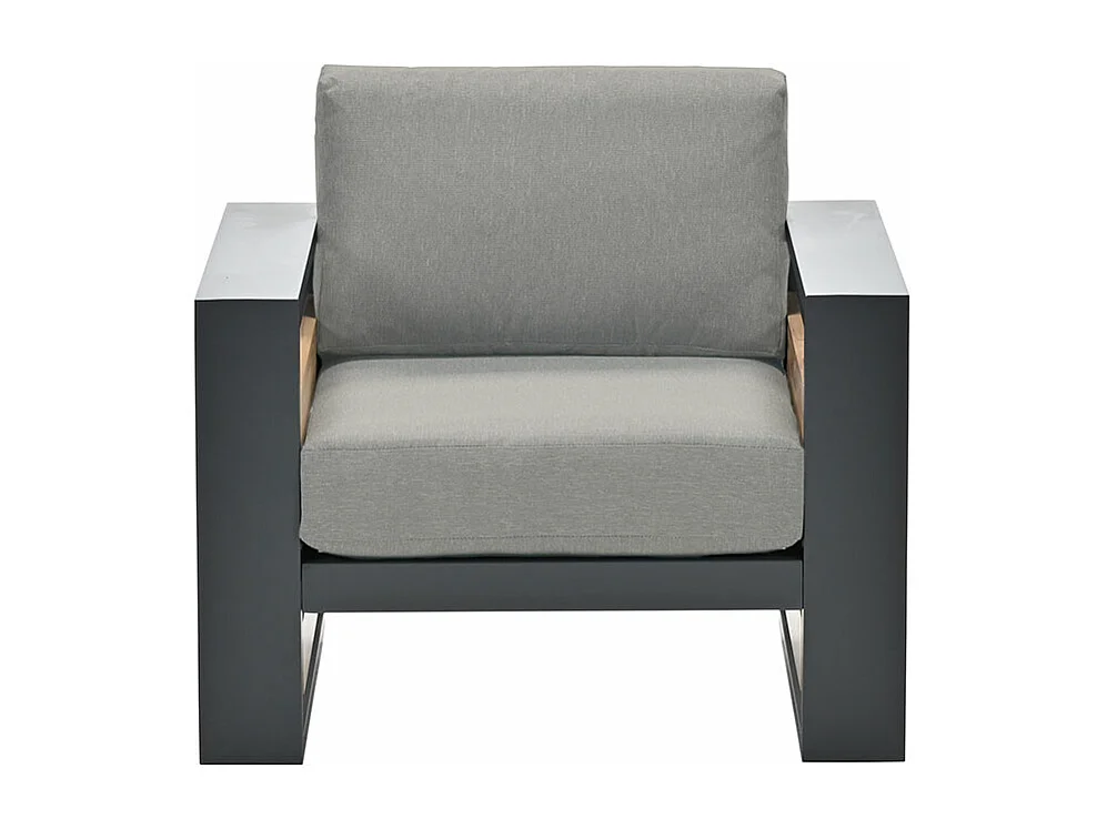 Garden Impressions Nika loungestoel - zand - teak look