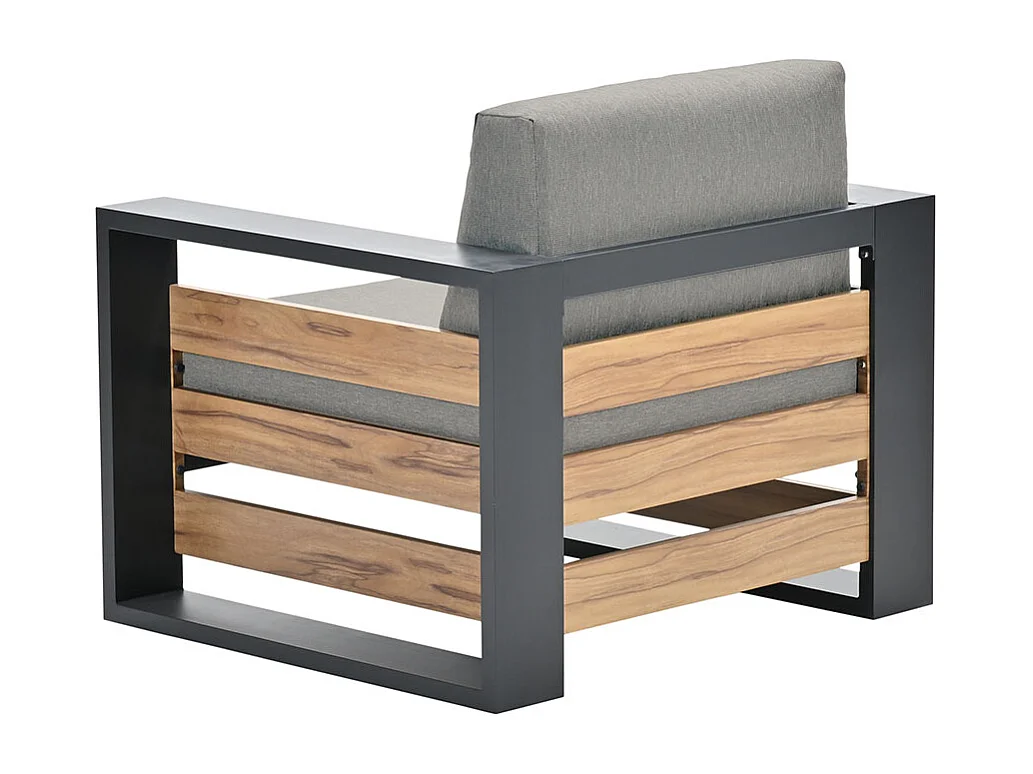 Garden Impressions Nika loungestoel - zand - teak look