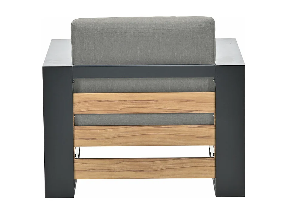 Garden Impressions Nika loungestoel - zand - teak look