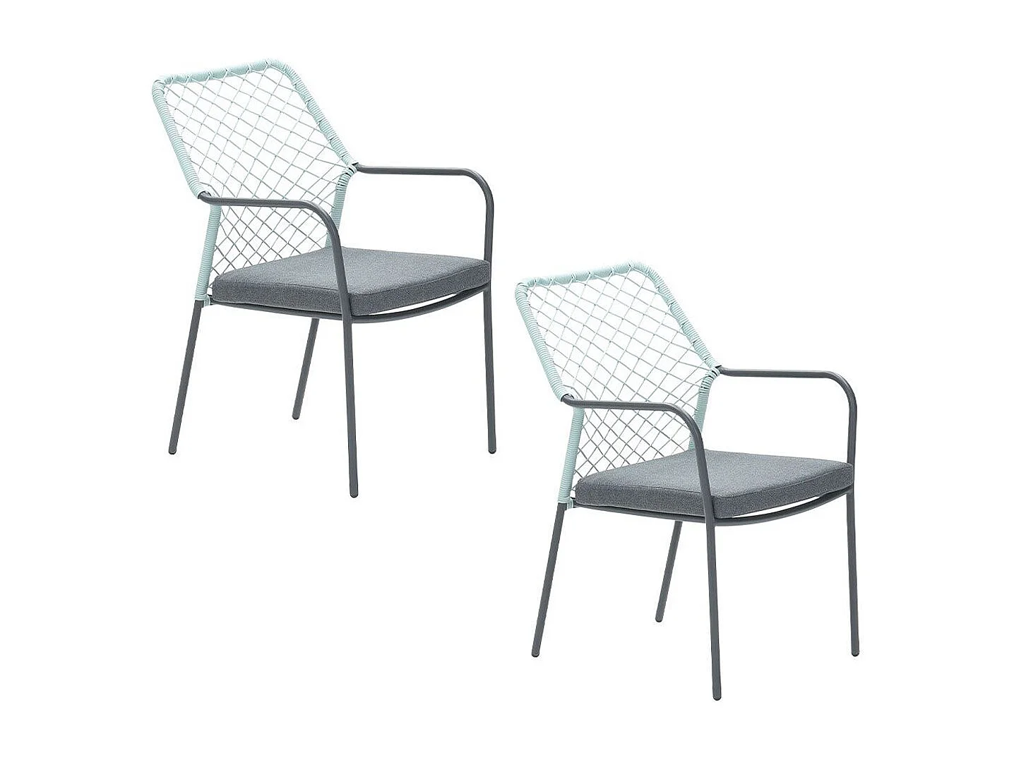 Garden Impressions Ross tuinstoel soft groen - 2 stuks