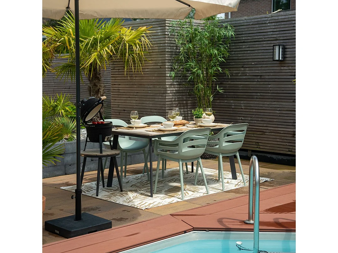 Chaise de jardin Garden Impressions Sunny olive 4 pièces