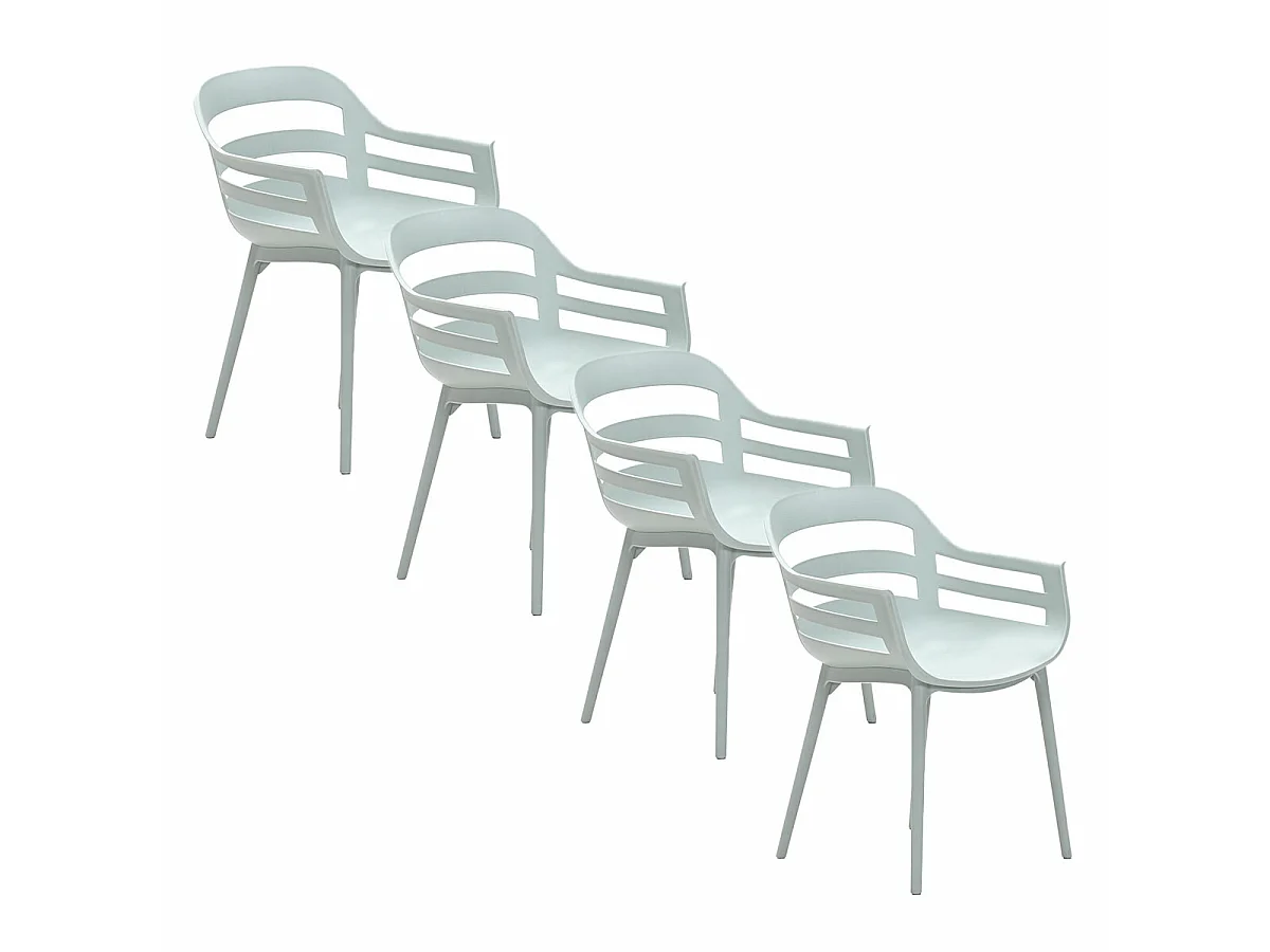Chaise de jardin Garden Impressions Sunny olive 4 pièces