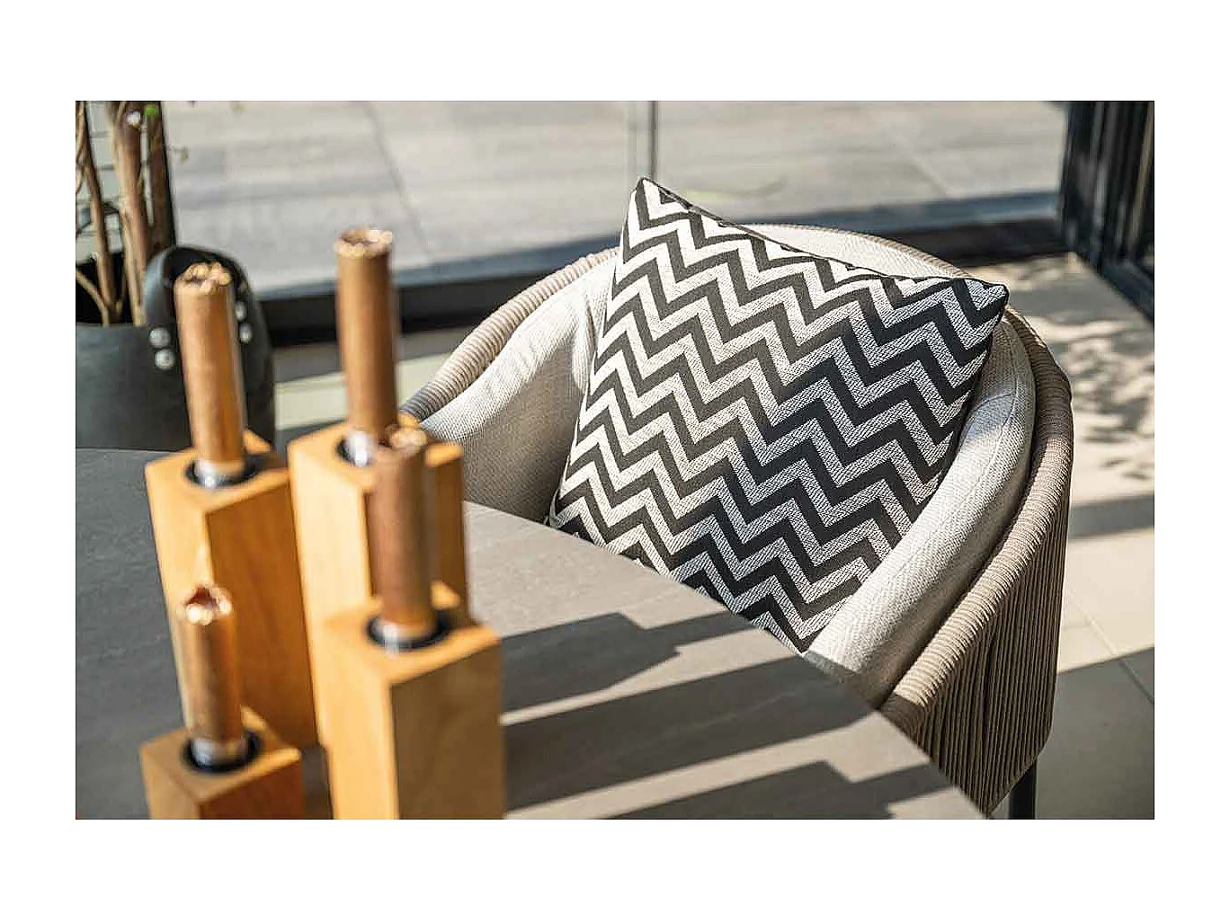 Garden Impressions chaise de jardin Delvin taupe