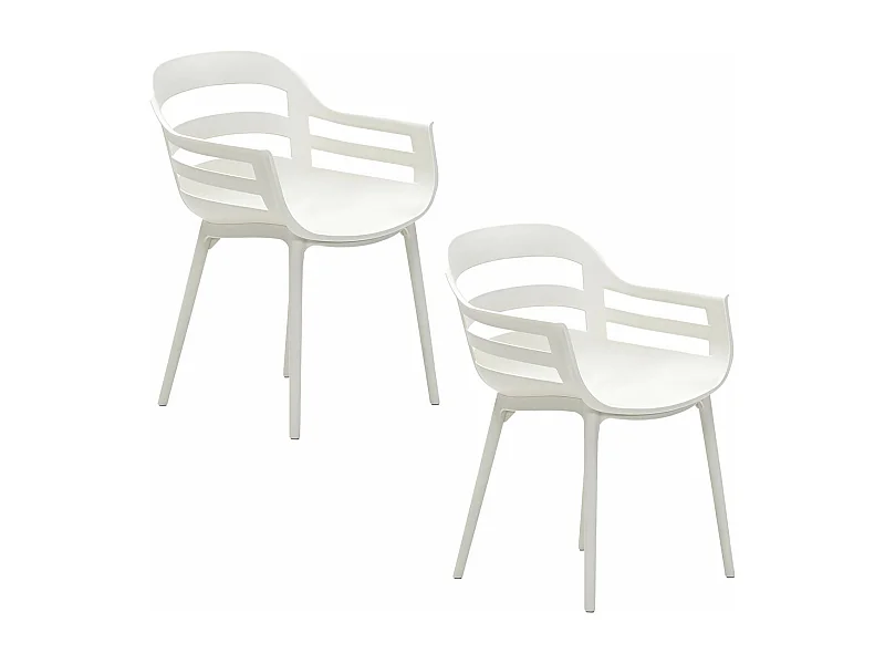 Garden Impressions Sunny tuinstoel zand - 2 stuks