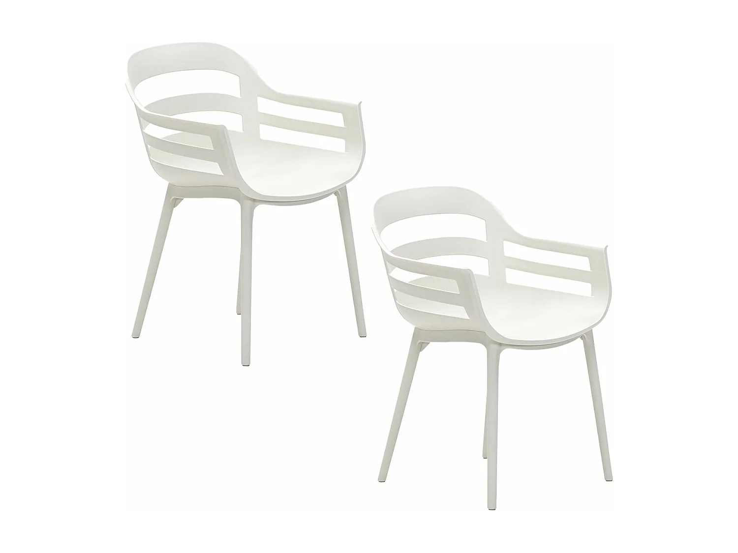 Garden Impressions Sunny tuinstoel zand - 2 stuks