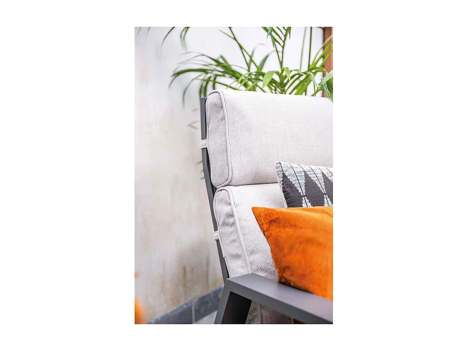 Garden Impressions Lora verstelbare loungestoel voetenbank