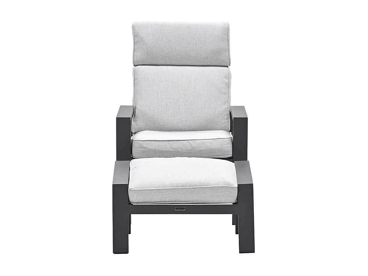 Garden Impressions Lora verstelbare loungestoel voetenbank